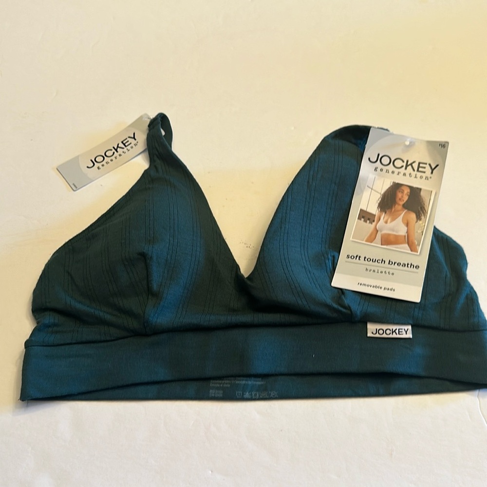 JOCKEY SOFT TOCH BREATHE BRELETTE SZ M NWT
